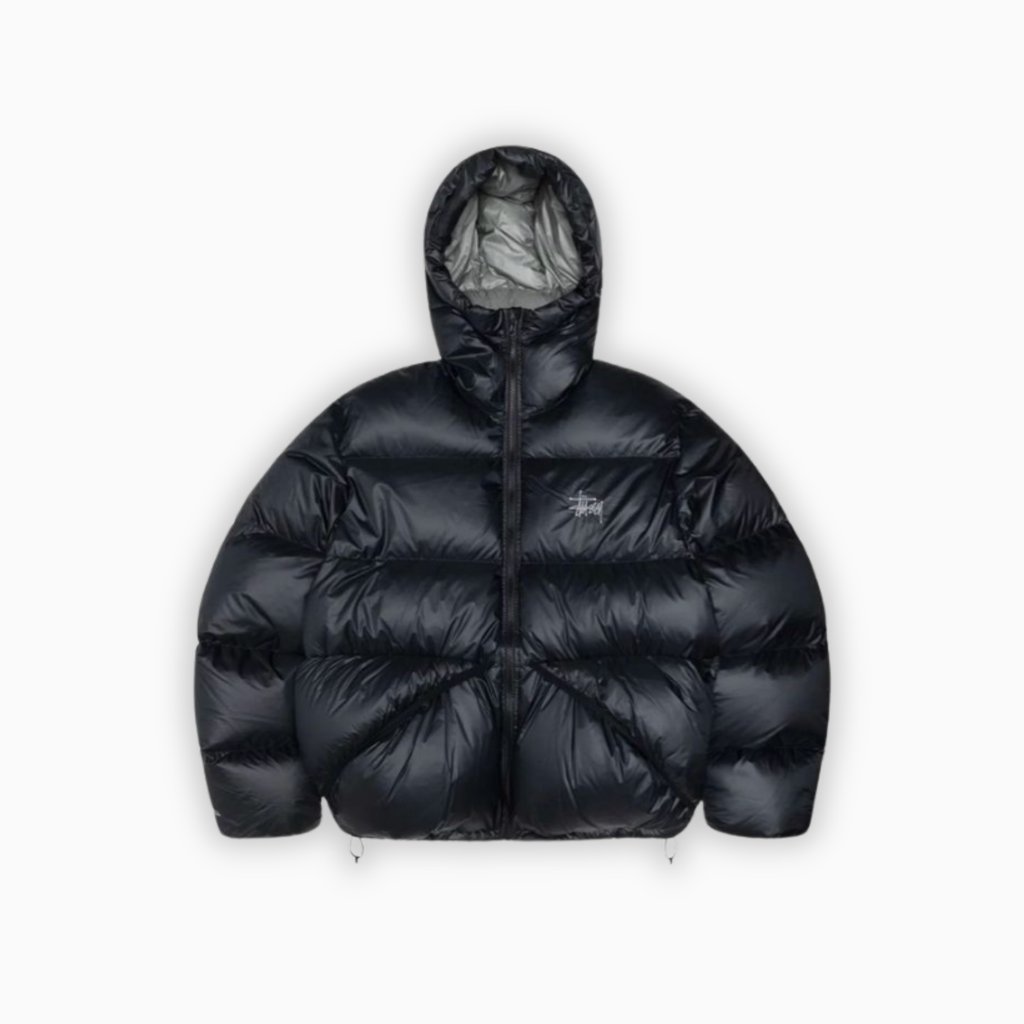 Unisex Black Puffer Jacket