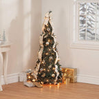Retractable Christmas Tree (decorated and illuminated) - PRE BLACK FRIDAY