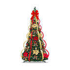 Retractable Christmas Tree (decorated and illuminated) - PRE BLACK FRIDAY